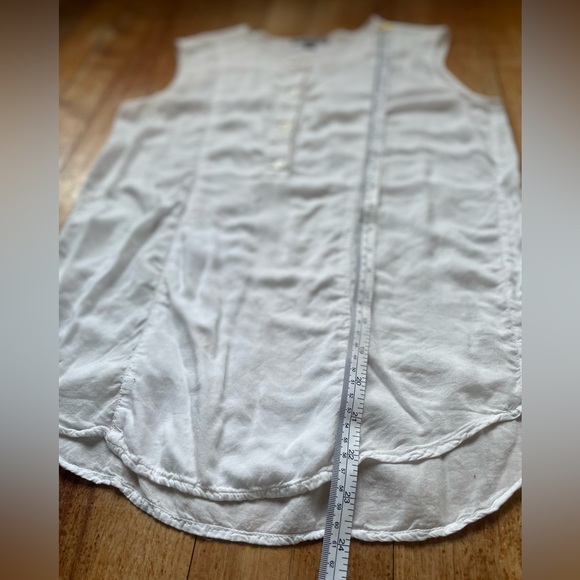 James Perse - Sleeveless White Blouse - 0 / XS - Picture 4 of 6